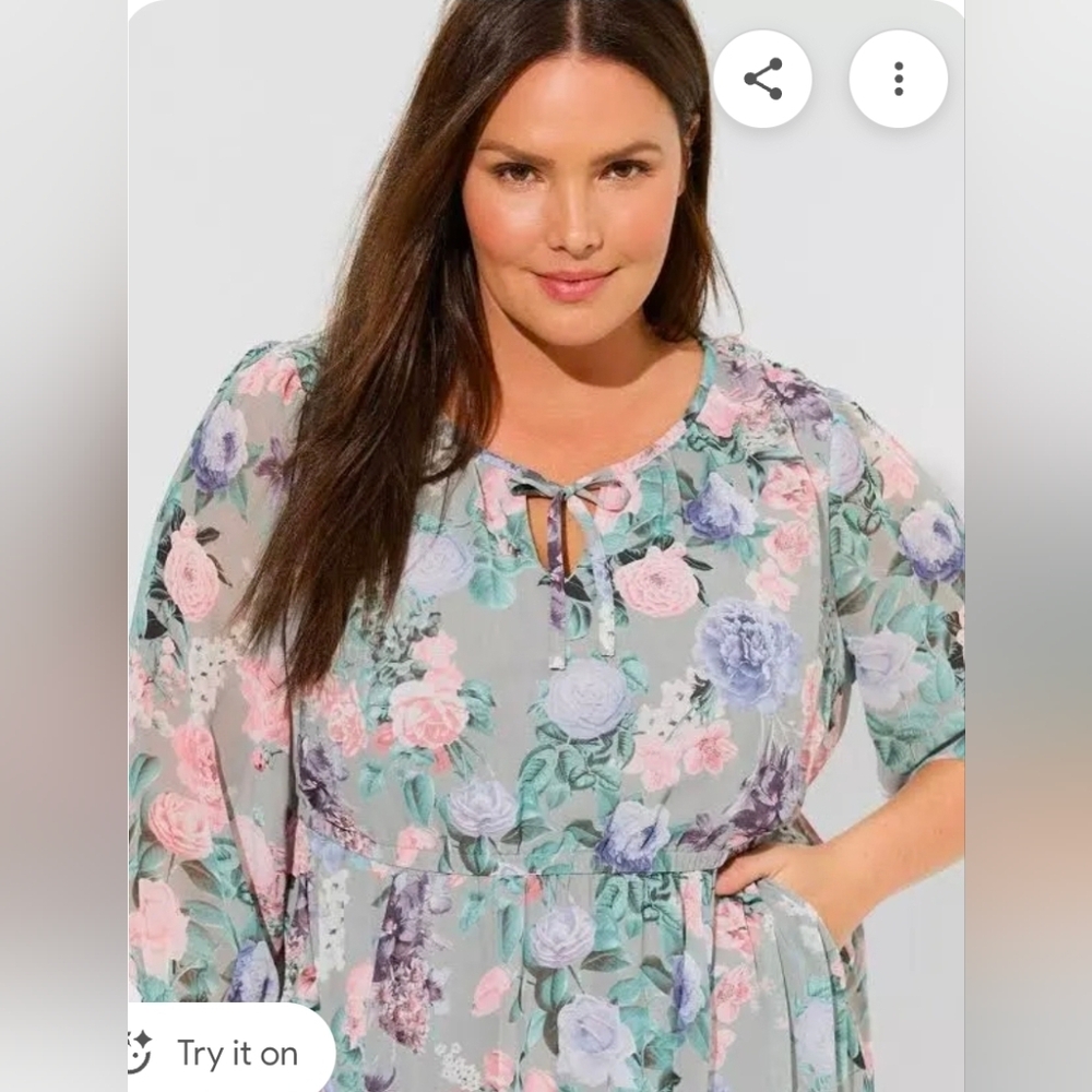Torrid Floral - Spring Dress - NWT - Picture 4 of 5